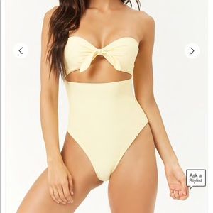 Never worn One piece bikini.